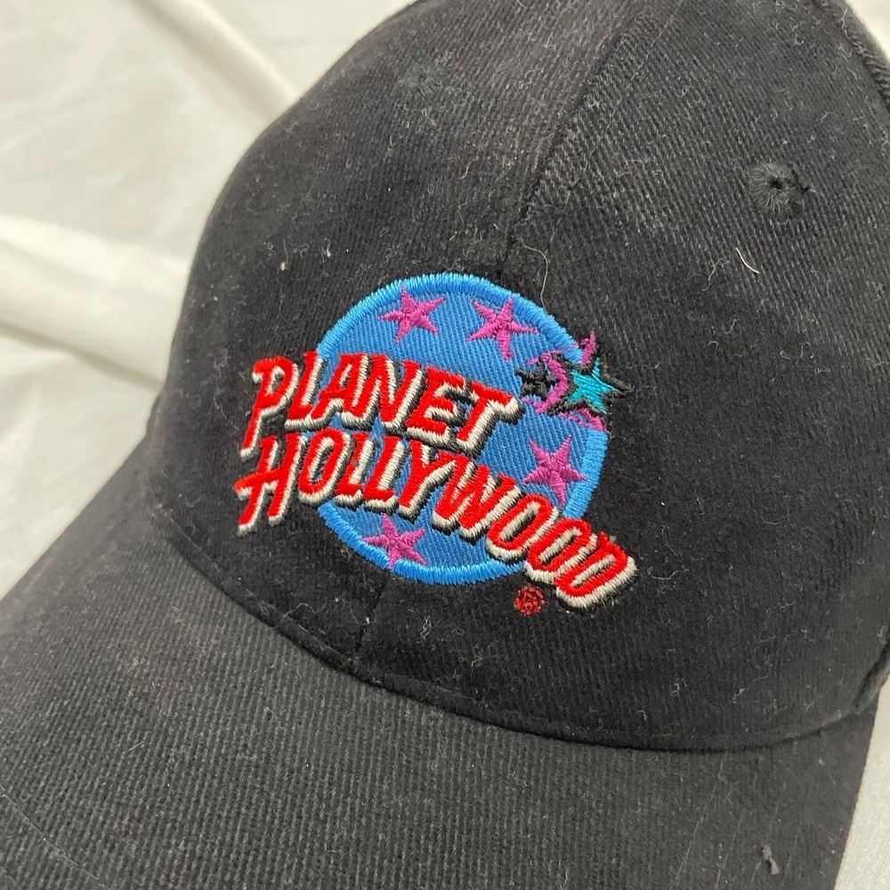 Vintage y2k planet hollywood orlando hat strapback dad hat - adult size